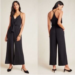 Anthro Moulinette Soeurs Willa Tie-Waist Jumpsuit Large